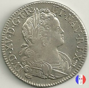 scudo di Francia-Navarra 1718 (Amiens)