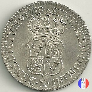 scudo di Francia-Navarra 1718 (Amiens)