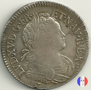 scudo di Francia-Navarra 1718 (Rennes)