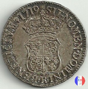 scudo di Francia-Navarra 1719 (Orleans)