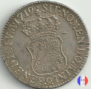 scudo di Francia-Navarra 1719 (Rennes)