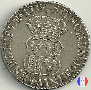 scudo di Francia-Navarra 1719 (Paris)