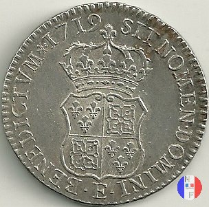 scudo di Francia-Navarra 1719 (Tours)