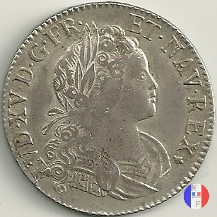 scudo di Francia-Navarra 1719 (Bordeaux)