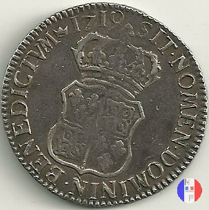 scudo di Francia-Navarra 1719 (Montpellier)