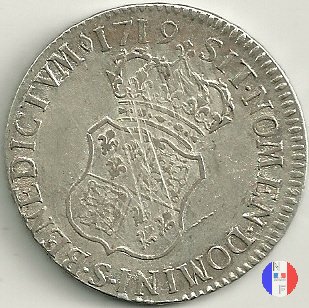 scudo di Francia-Navarra 1719 (Reims)