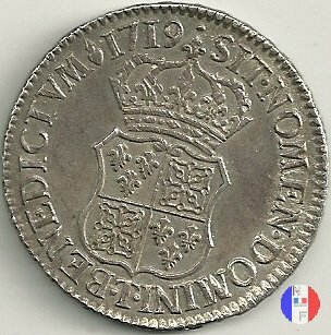 scudo di Francia-Navarra 1719 (Nantes)