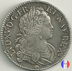 scudo di Francia-Navarra 1719 (Bourges)