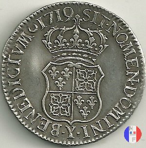 scudo di Francia-Navarra 1719 (Bourges)