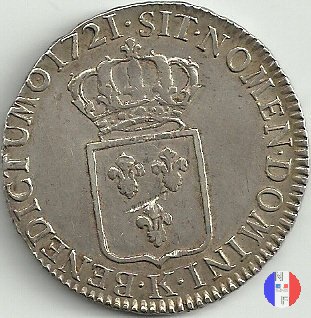 scudo di Francia 1721 (Bordeaux)