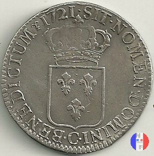 scudo di Francia 1721 (Caen)