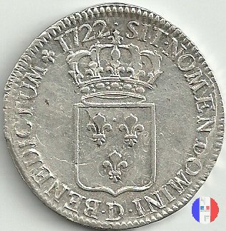 scudo di Francia 1722 (Lyon)