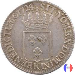 scudo di Francia (anno 1724) 1724 (Bordeaux)