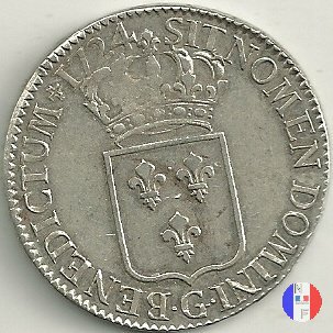 scudo di Francia (anno 1724) 1724 (Poitiers)