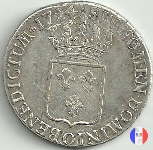 scudo di Francia (anno 1724) 1724 (Riom)