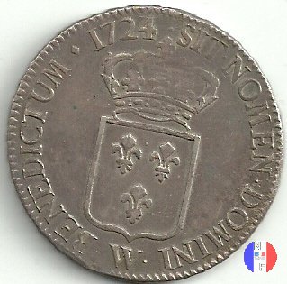 scudo di Francia (anno 1724) 1724 (Lille)