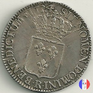 scudo di Francia (anno 1724) 1724 (Orleans)