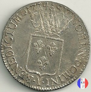 scudo di Francia (anno 1724) 1724 (Bourges)