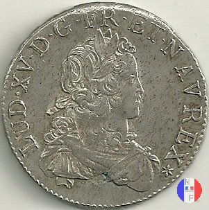 scudo di Francia (anno 1724) 1724 (Caen)