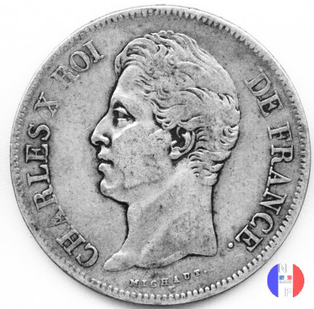 5 franchi 1827 (Strasburgo)