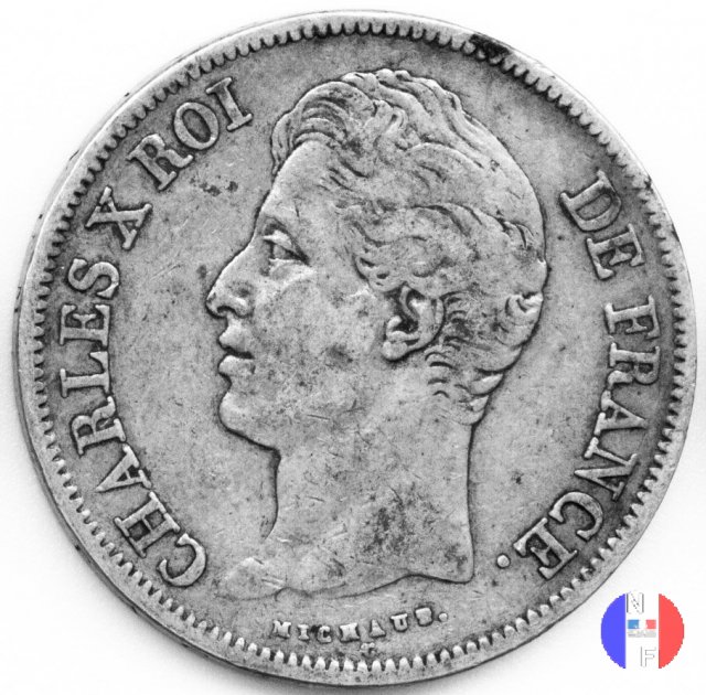 5 franchi 1828 (Lione)