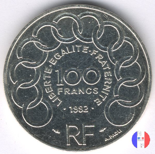 100 franchi 1992 - Jean Monnet 1992 (Pessac)