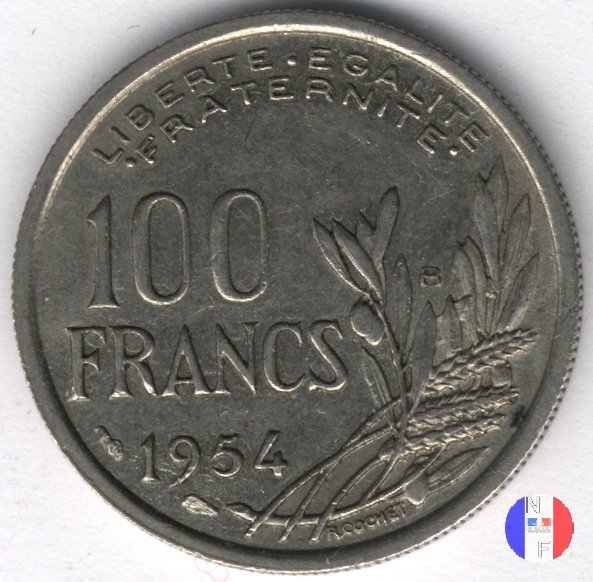 100 franchi 1954 (Beaumont Le Roger)