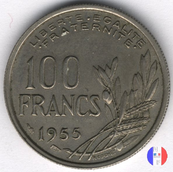 100 franchi 1955 (Parigi)