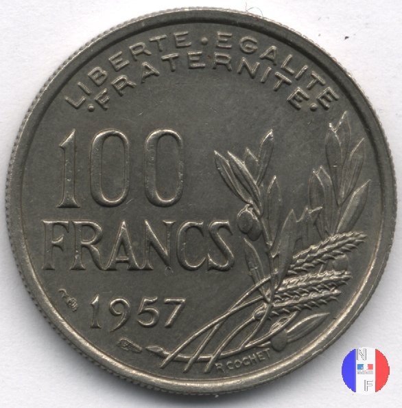 100 franchi 1957 (Parigi)