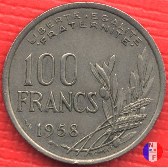 100 franchi 1958 (Parigi)