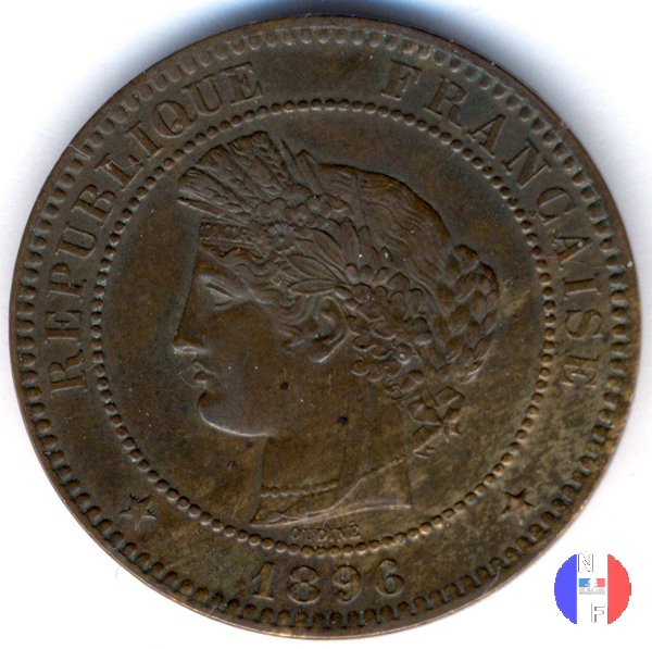 10 centesimi Cerere 1896 (Parigi)