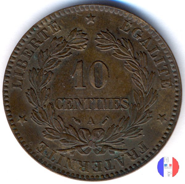 10 centesimi Cerere 1896 (Parigi)