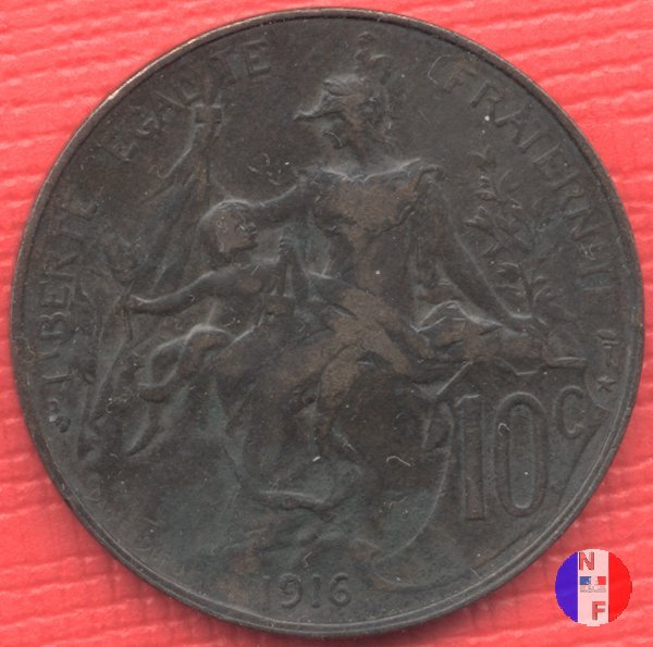 10 centesimi Dupuis 1916 (Madrid)