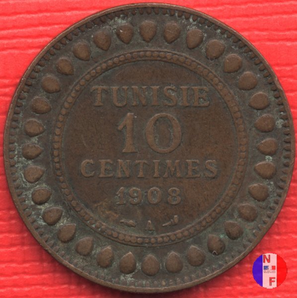 10 centesimi - I tipo 1908 (Parigi)