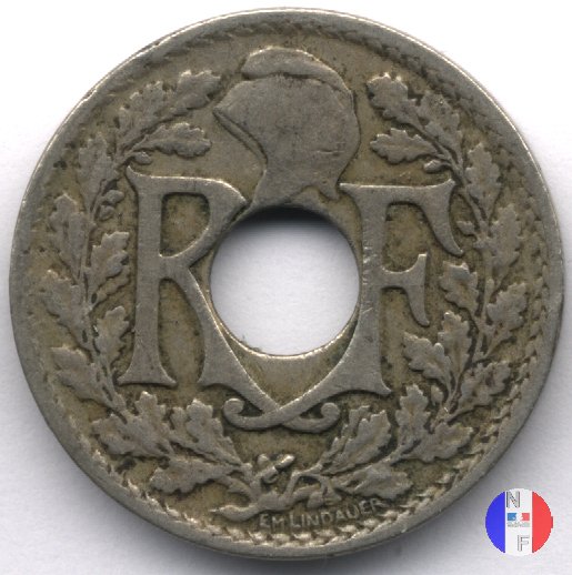 10 centesimi Lindauer 1924 (Poissy)