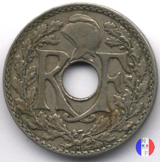 10 centesimi Lindauer 1925 (Parigi)