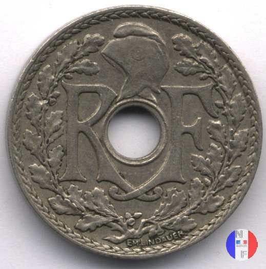 10 centesimi Lindauer 1935 (Parigi)