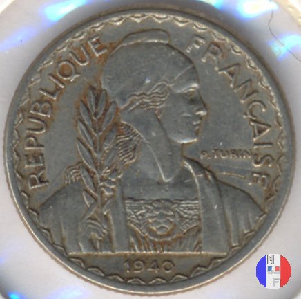 10 centesimi - Marianna con ulivo 1940 (Parigi)