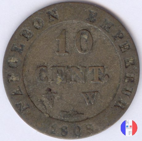 10 centesimi 1808 (Lilla)