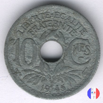 10 centesimi 1945 (Parigi)