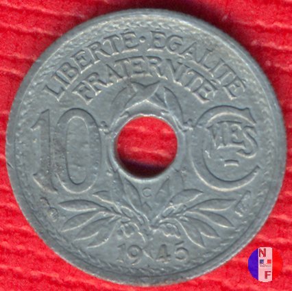 10 centesimi 1945 (Castelsarrasin)