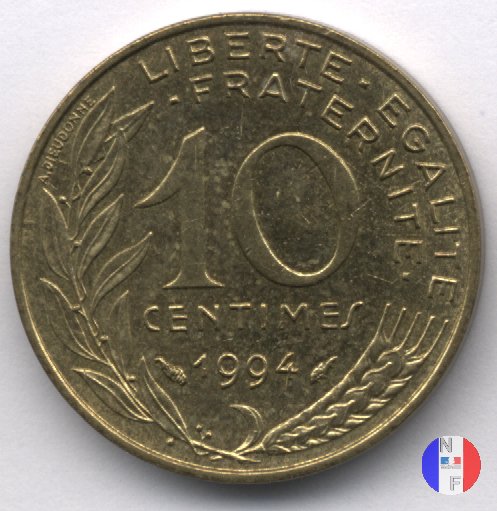 10 centesimi 1994 (Pessac)