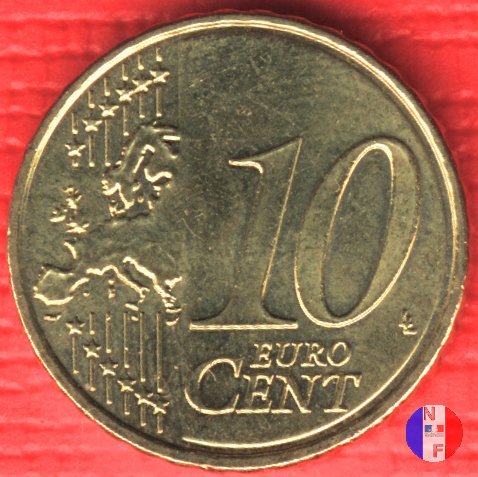 10 centesimi 2008 (Pessac)