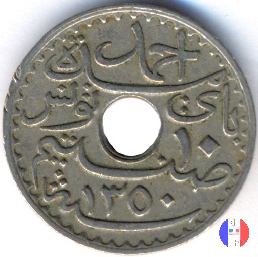 10 centesimi cupronickel 1931 (Parigi)