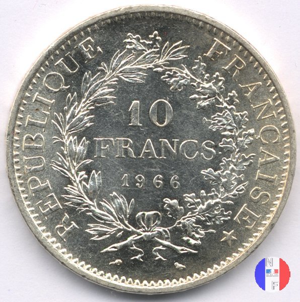 10 franchi Ercole 1966 (Parigi)