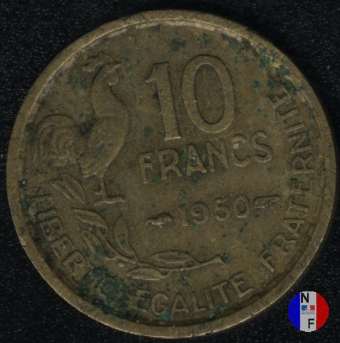 10 franchi Guiraud 1950 (Parigi)