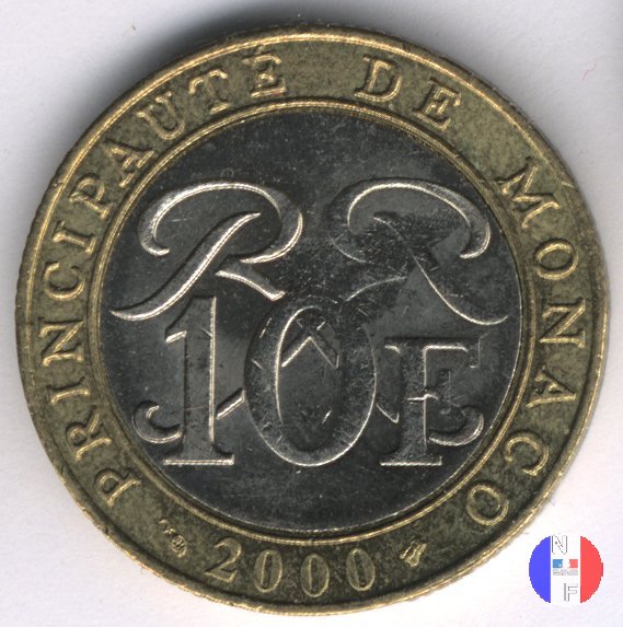 10 franchi - III tipo 2000 (Pessac)