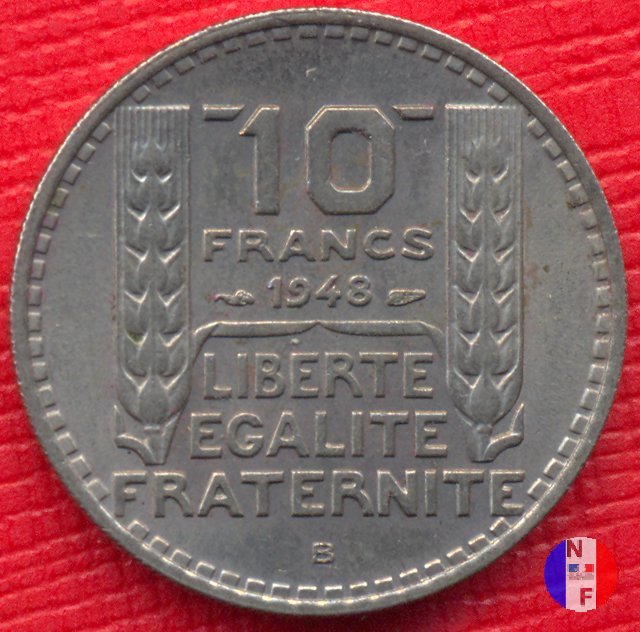 10 franchi Turin 1948 (Beaumont Le Roger)