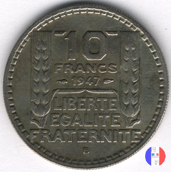 10 franchi 1947 (Beaumont Le Roger)