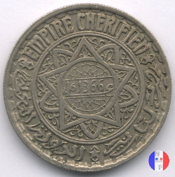 10 franchi - cupronickel 1947 (Parigi)